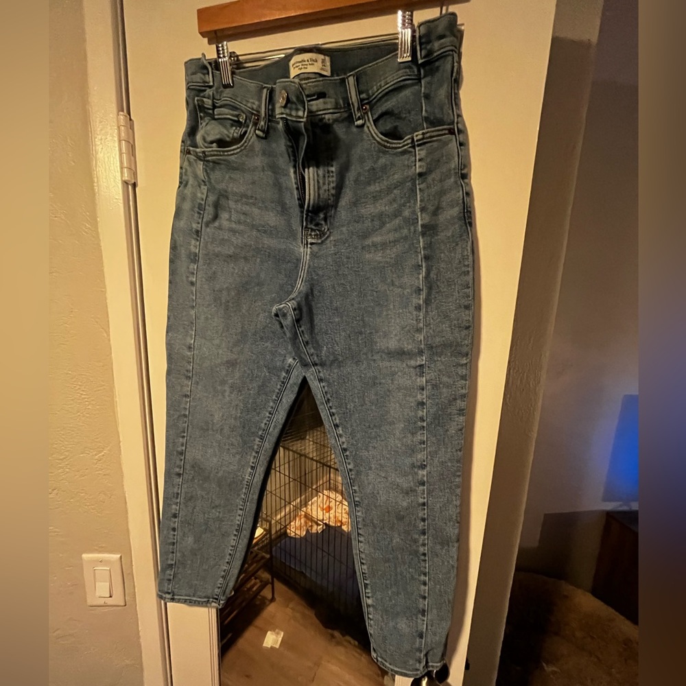 Abercrombie skinny ankle jeans